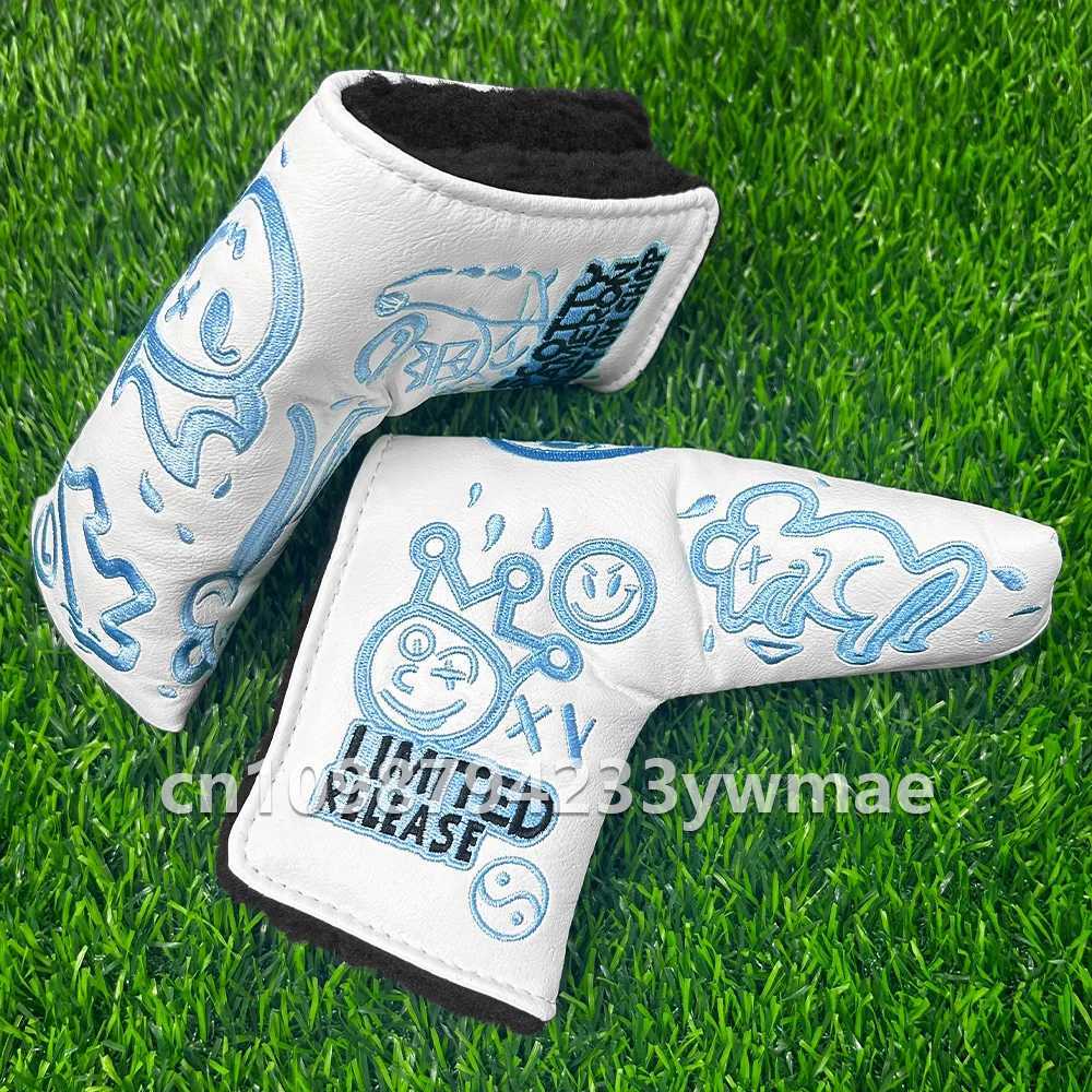 Quirky Junk Yard Golf Headcover - Limited Mouse Snowman Blade Putter Protector Waterproof PU Leather Y250620