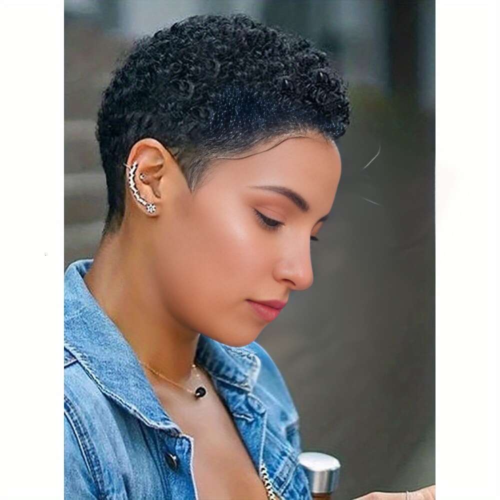 New Multiple Colors Available Wigs Women's Small Curly Hair Wig
