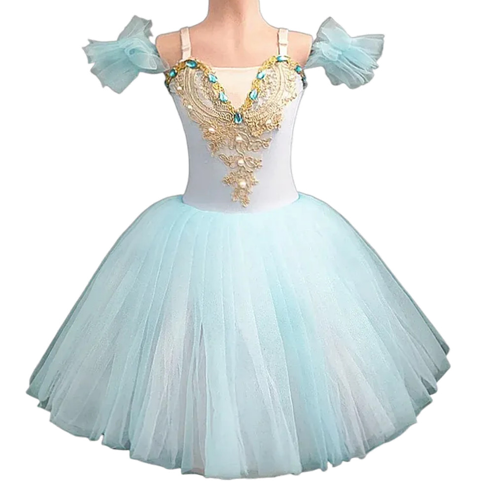 Girls' ballet dresses, school dance programs, dance dresses, ballet dancer costumes, stage collective performance costumes