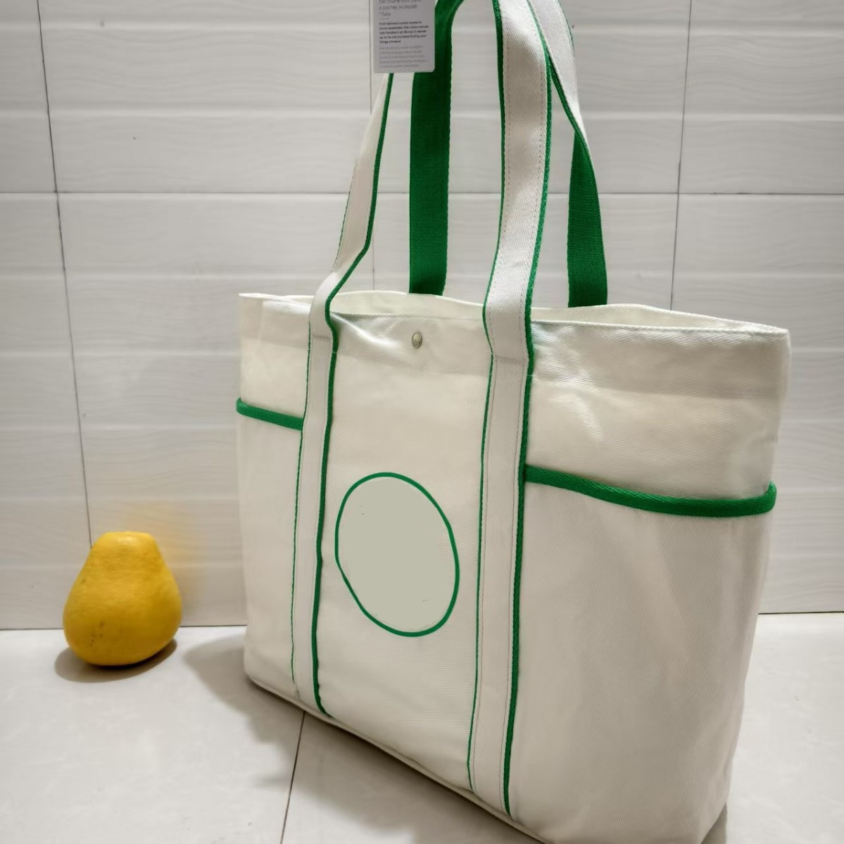 20L Large Capacity Daiy Canvas Tote Bag Single Shoulder Handbag Bag Travel Yoga Sports Bag