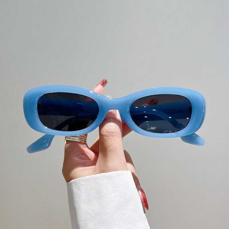 Fashion Small Frame Vintage Oval Sunglasses Women For Men Luxury Brand Designer Punk Sun Glasses Trending Ladies Shades UV400 W250621