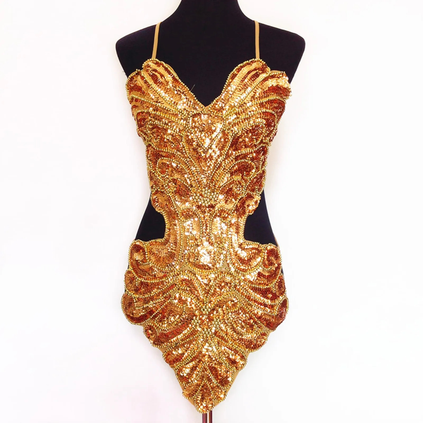 All Sequins Dance Costume Flashy Hip Wrap Performance Wear Women Dress Striped Midi Dress Sexy Dresses For Women Party Casual 250617