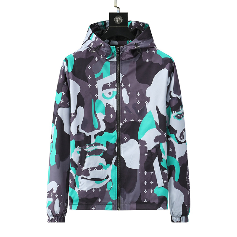 Designer Hooded Jacket Autumn Baseball Men Women Fashion Windbreaker sportswear Outerwear Zipper Coats