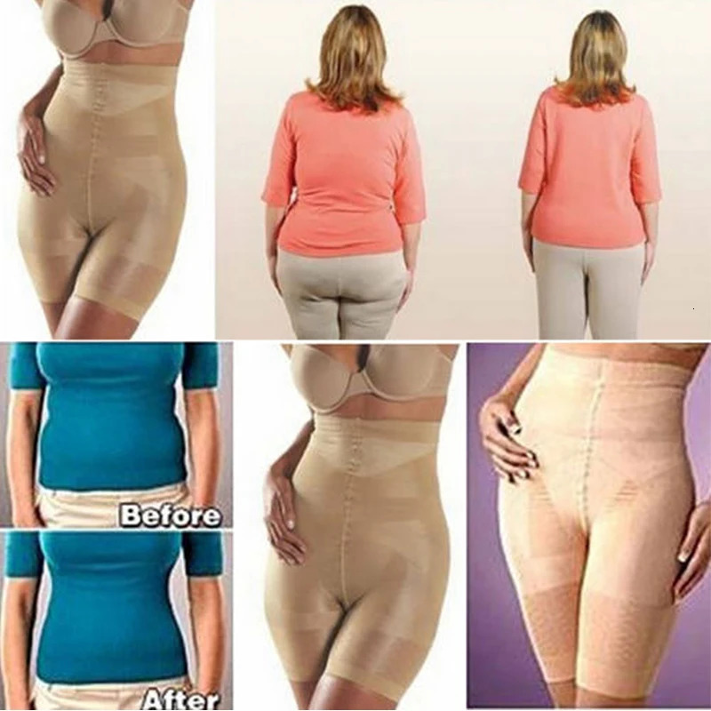 Sleeping Beauty Legs Shaper Women High Waist Sculpting Sleep Body Shaper Pants Boneless Tummy Control Panties Thigh Slimmer 250617