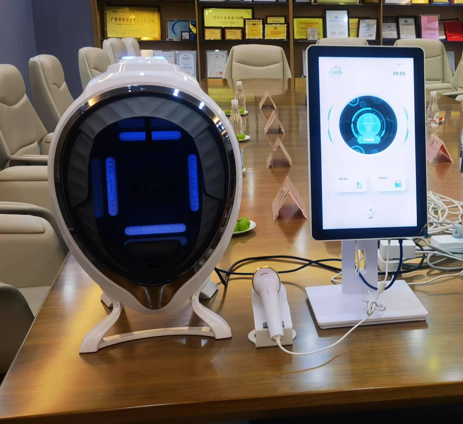 Facial Skin Analyzer Multi-Dimensional Detection Of Oil, Moisture, Pores, Dedicated To Beauty Salons Tri-spectral imaging