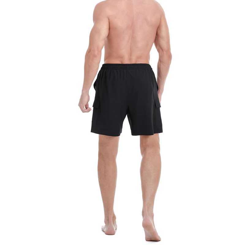 Mens Outdoor Hiking Shorts Lightweight Breathable Quick Dry Cargo Shorts with Adjustable Waistband and Pockets W250621