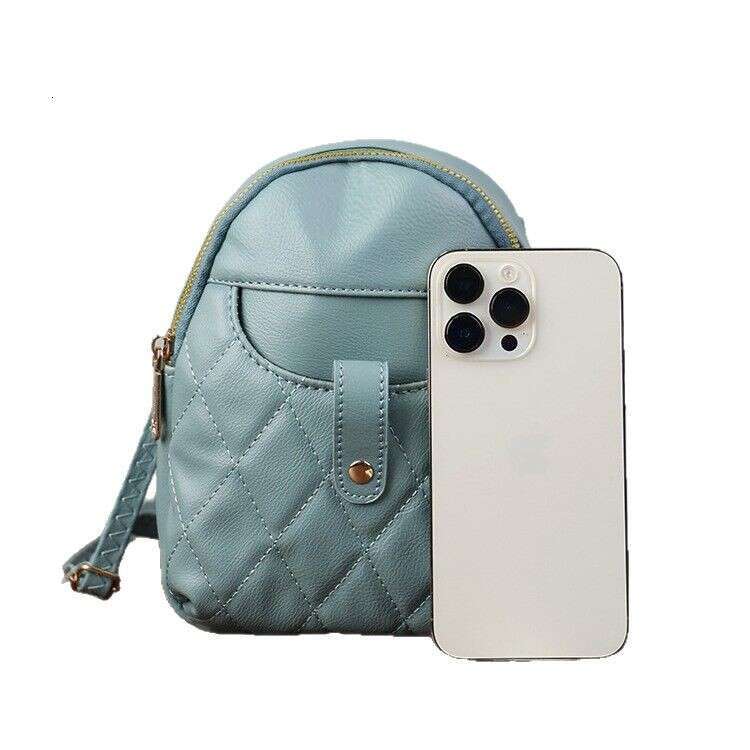 New Luxury High-End Crossbody Bag for Women Soft Leather Single Shoulder Commuter Quilted Mini Backpack