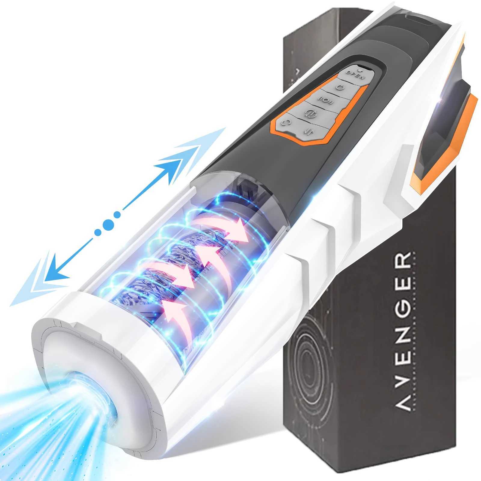 Automatic Male Masturbator Thrusting Rotation Masturbation Real Oral Sex Machine Sex Toys for Men Adult Goods Men Masturbator Cup W250621