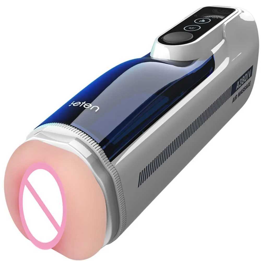 Leten A380 IV Piston Telescopic Automatic Male Masturbation Cup Smart Heating Realistic Vagainl Sleeve Sex Machine Easy to Use W250621