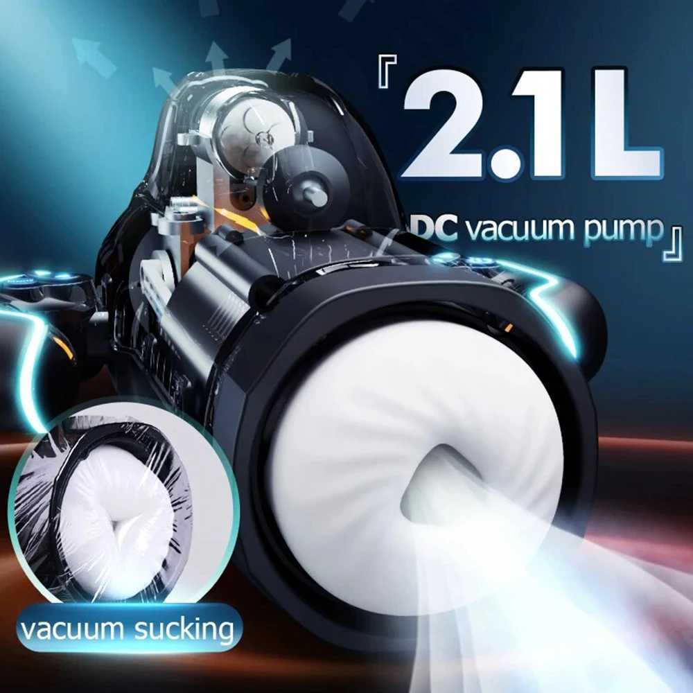 Automatic Masturbator Powerful Vacuum Sucking Blowjob High-Speed Piston Telescopic Heating Male Masturbation Cup Sex Toy for Men W250621
