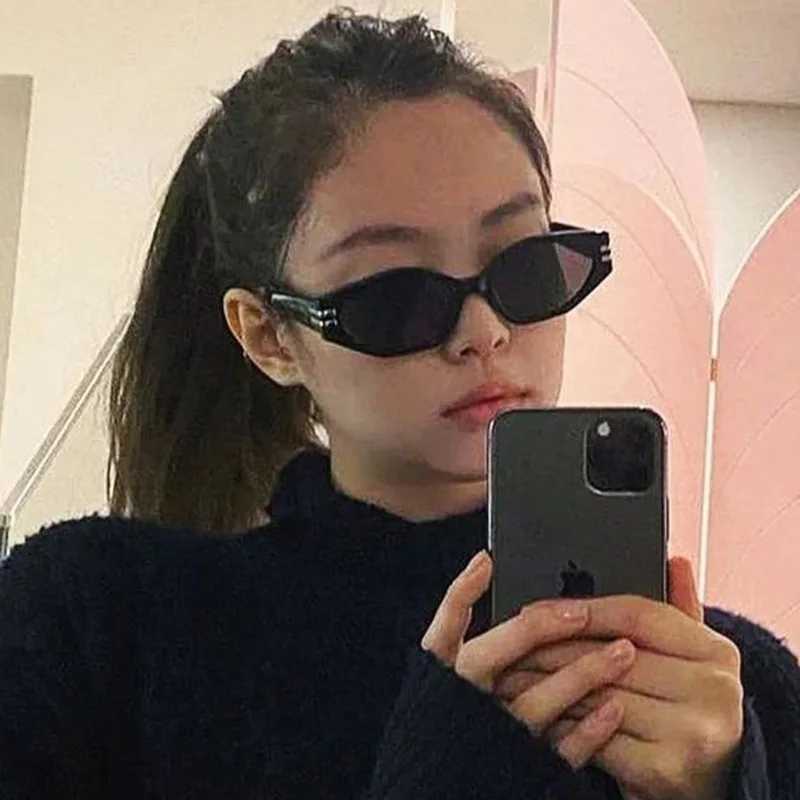 Vintage Black Square Sunglasses Woman Luxury Brand Small Rectangle Sun Glasses Female Gradient Clear Eyewear Oculos De Sol W250621