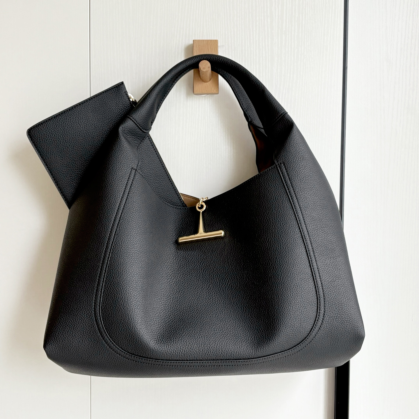 Designer Luxury Tote Large Handbag Luxury Ladies Soft Leather Tote Bag Pure Color Large Capacity Luxury Designer Weekend Bag Ladies Trendy Travel Shopping Bag