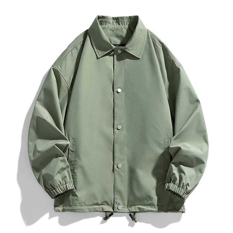 2024 Spring New Fashionable Mens Jacket Trendy Versatile Waterproof Coat Workwear Casual Youth Baseball Suit 9978 XJ250621