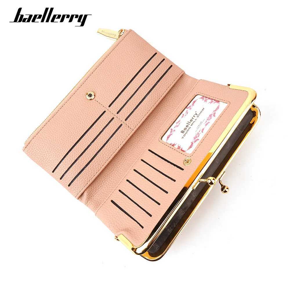 Baellery New Long Women Handbag Wallets Phone Bags High Quality Card Holders Female Purses Zipper Coin Pocket Womens Wallet Z250621
