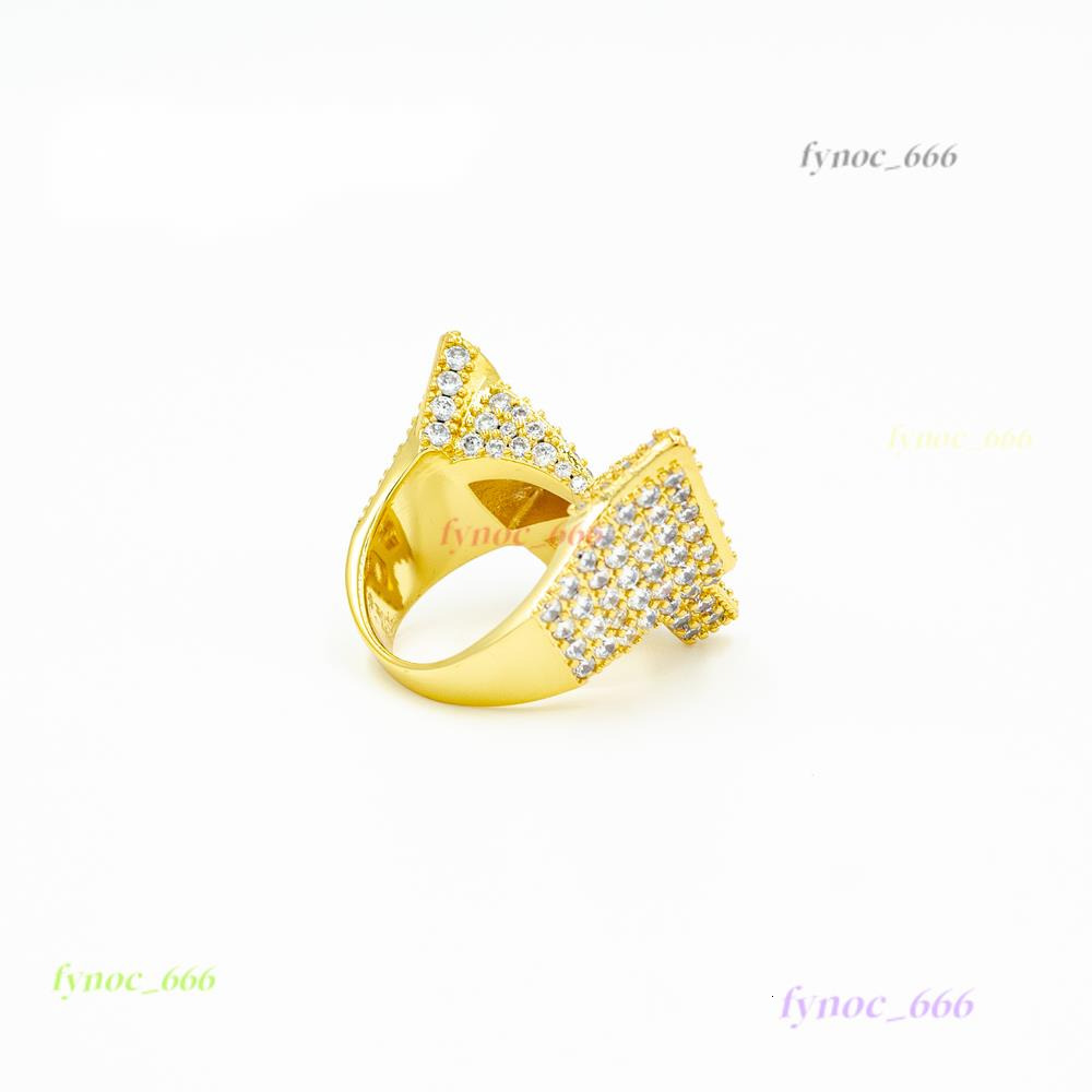 New Design Custom 925 Silver Vvs Mossiinate Butterfly Ring Pass Diamond Test Iced Out Emerald Cut Diamond Hip Hop Rings