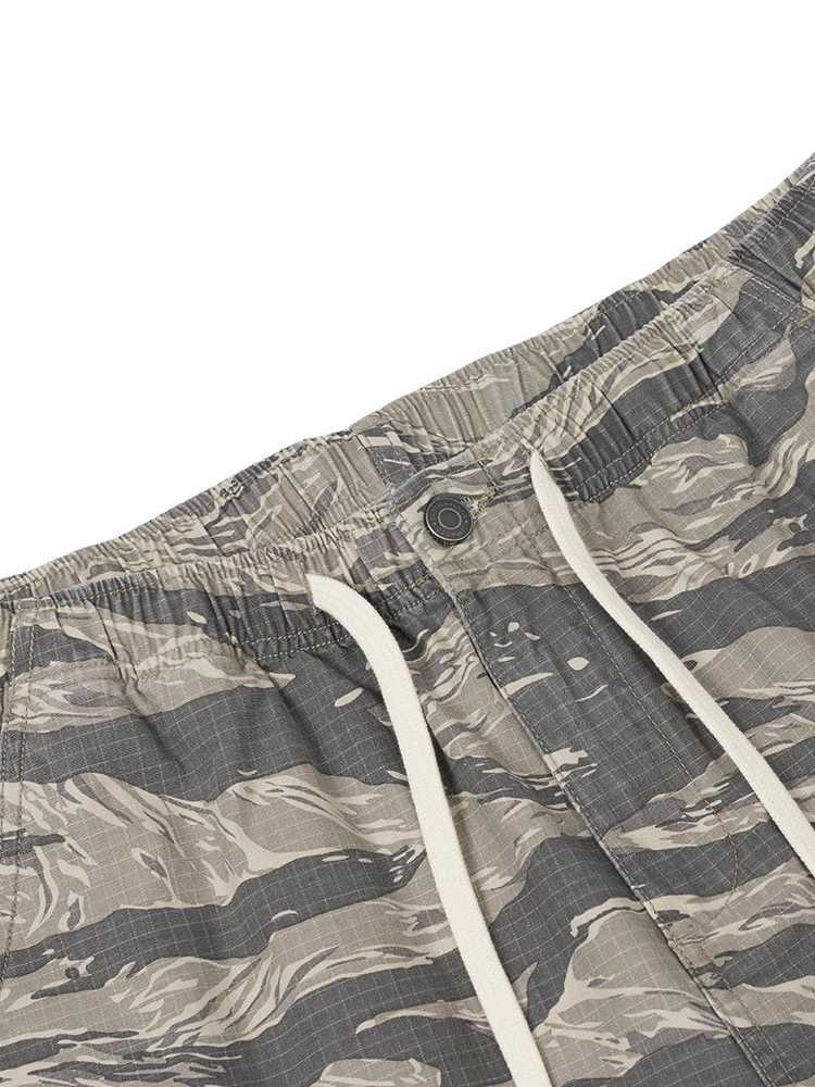 SIMWOOD 2024 Summer New Oversize 270gsm 100% Cotton Fabric Enzyme Washed Vintage Camouflage Cargo Shorts Men Outdoor Shorts W250621