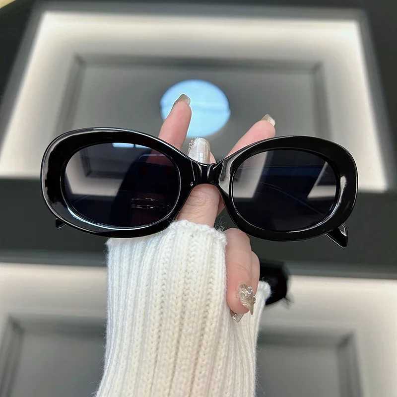 Fashion Oval Round Sunglasses Women Brand Designer Retro Sun Glasses Female Vintage Frame Mirror Outdoor Sunglasses W250621