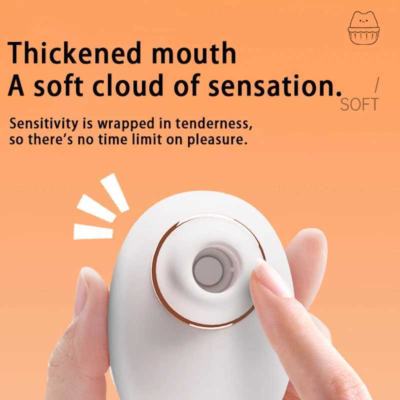 Sucking Vibrator Cute Pussy Female Clitoral Sucking Vibrator Clitoral Orgasm Stimulation USB Rechargeable Silicone Adult Sex Toy W250621