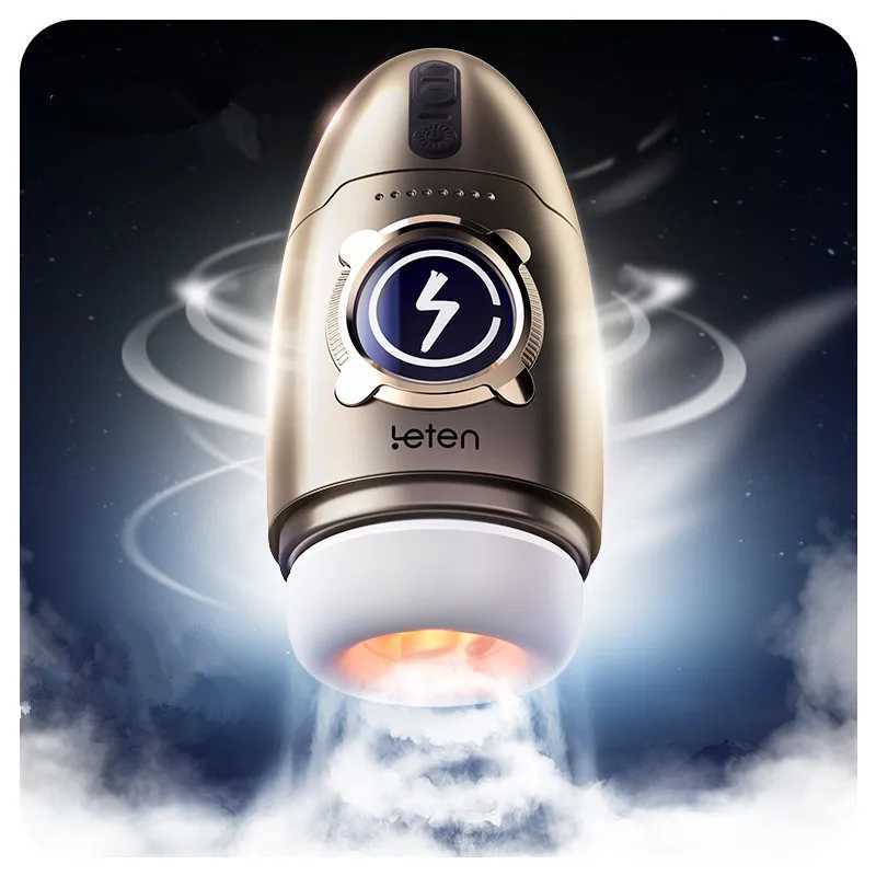 Leten Space Time Cabin Fully Automatic Rotation Penis Training Cup Male Masturbator Multiple Stroking Modes Adult Sex Toys New W250621