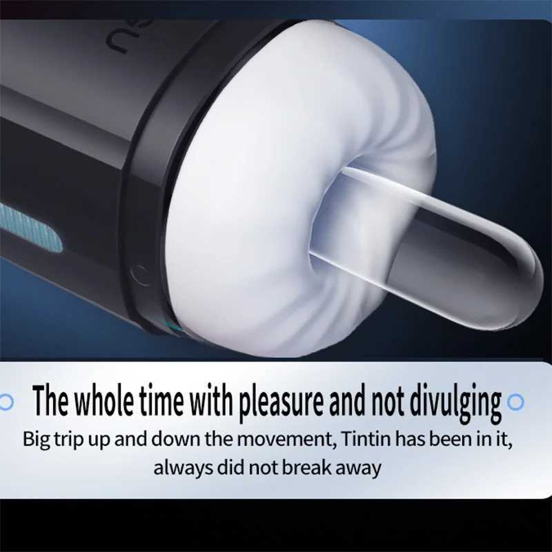 Masturbator Cup Men New Masturbation Device Fully Automatic Telescopic Heating Inverted Mold Masturbation Toys Adult W250621