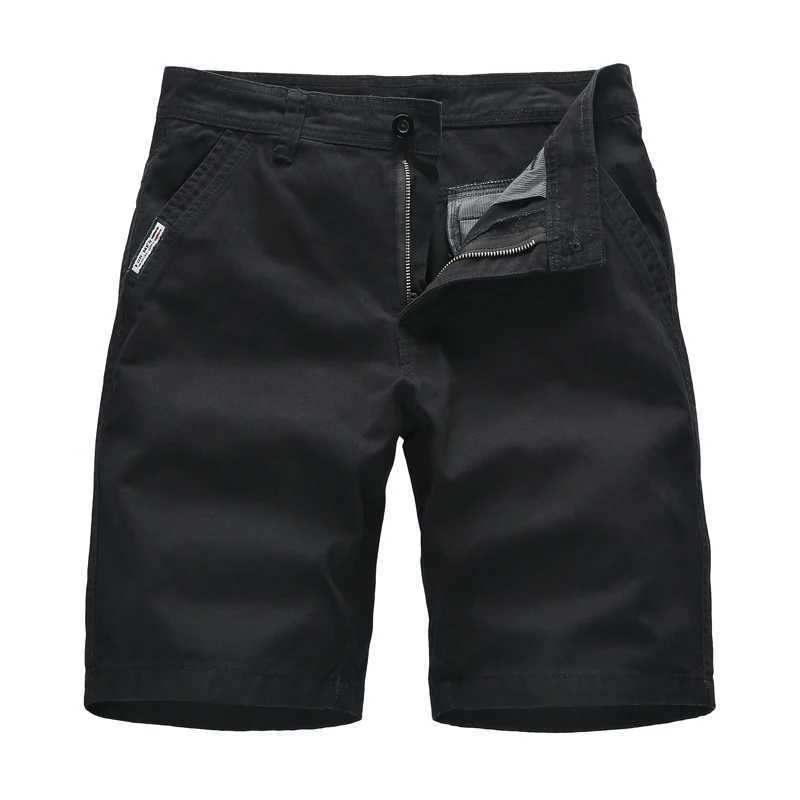 Summer Men New Solid Color Leisure Fashion Cargo Shorts Comfort Simplicity 00% Pure Cotton Large Pocket Short Trousers Men W250621