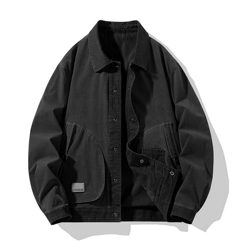 TRAF 2024 Spring Fall Casual Comfortable Mens Jacket Fashion Youth Day Fashion Mens Fashion All Match Custom Coat Men XJ250621