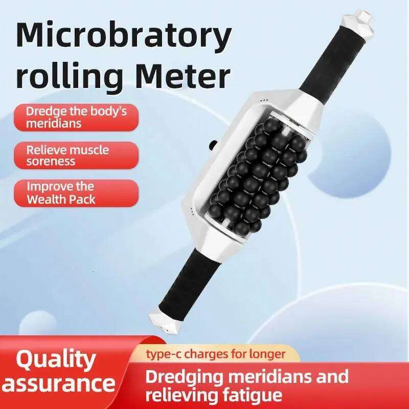 70W Electric Roller For Muscle Relaxing High Frequency Rolling Massage Rechargeable Body Shapping Slimming Hine