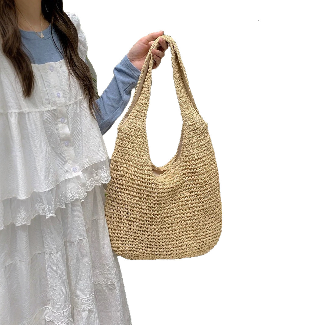 Free shipping designer Bag Beach Vacation Style Straw Bag 2025 New Shoulder Bag Summer Tote Bag Large Capacity Handbag Woven Bag