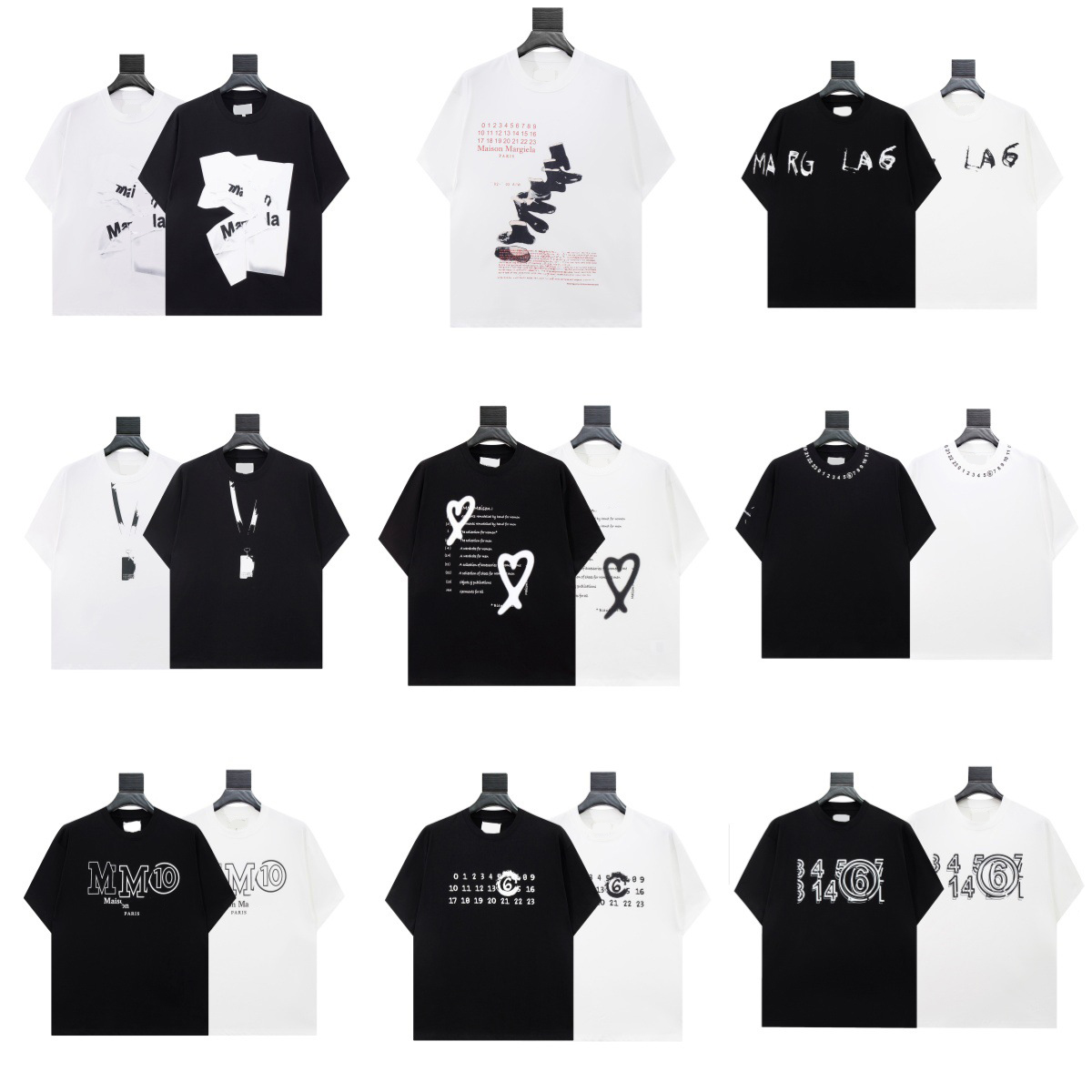 mag1la15 Tees Tshirts Summer fashion Mens Womens Designers T Shirts Sleeve Tops Letter Cotton Short Sleeve Clothes