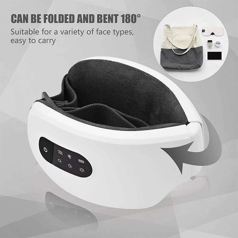 Massager Heating Eyes Mask Vibration Hot Compress Care Instrument Bluetooth Music Eye Massage Glasses Relax Fatigue