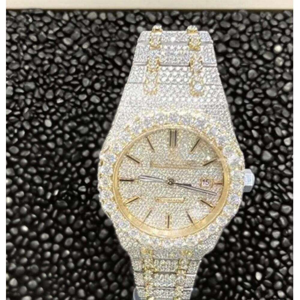 High-End Customization Moissanite Watch For Menfashion Hip Hop Jewelry VVS Hop Enthusiast Men's And Fashionable Whole Body Party Gift