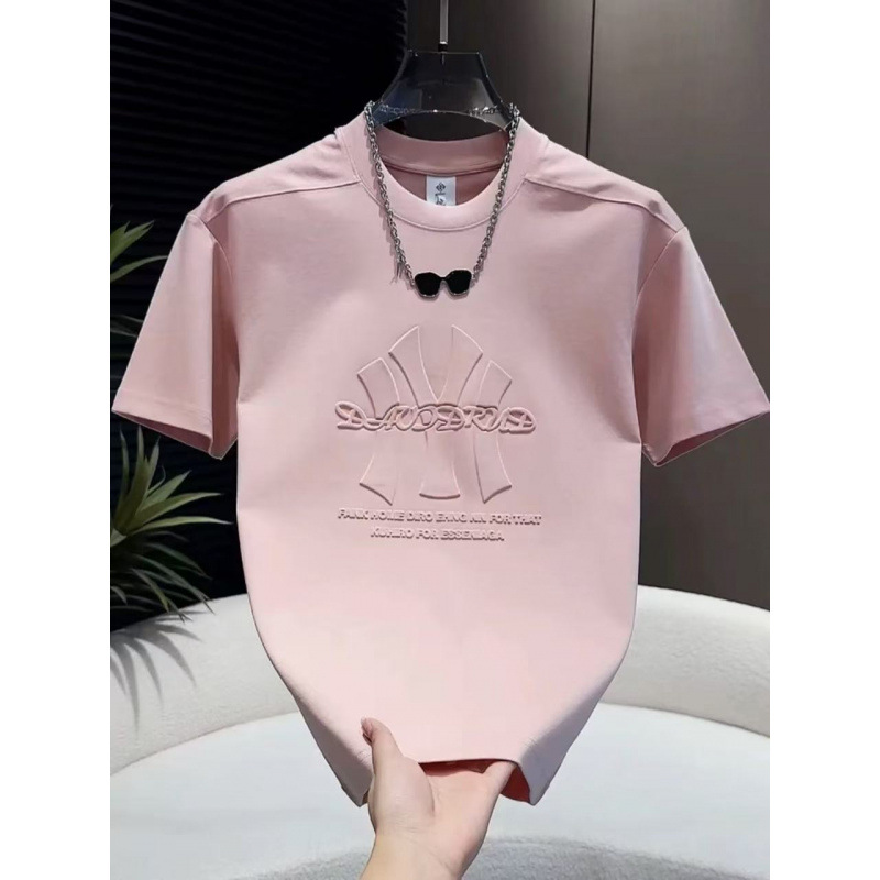 free shipping designer Men's T-Shirts casual casual short vintage versatile breathable T-Shirts for men and women black white pink green