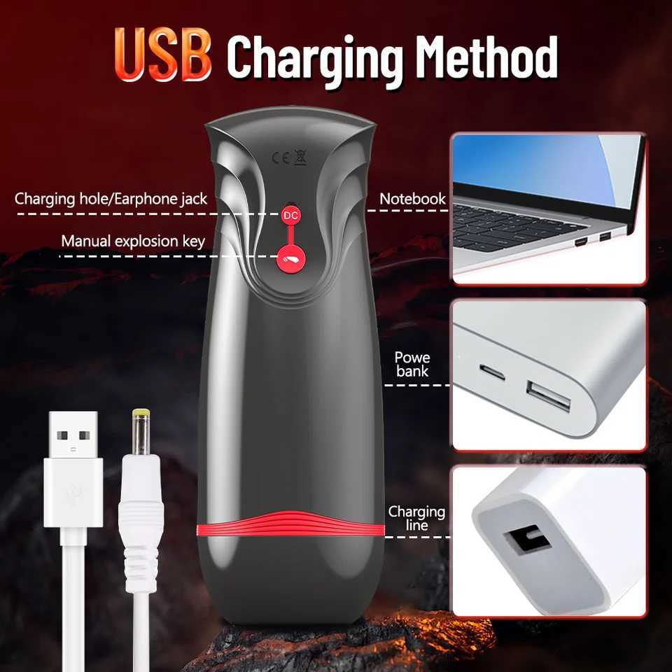 Penis Trainer Sucking Vibrator Automatic Male Masturbator Mens Pocket Pussy Sexy Moaning Adult Sex Toy For Men Sexuale Juguete W250621