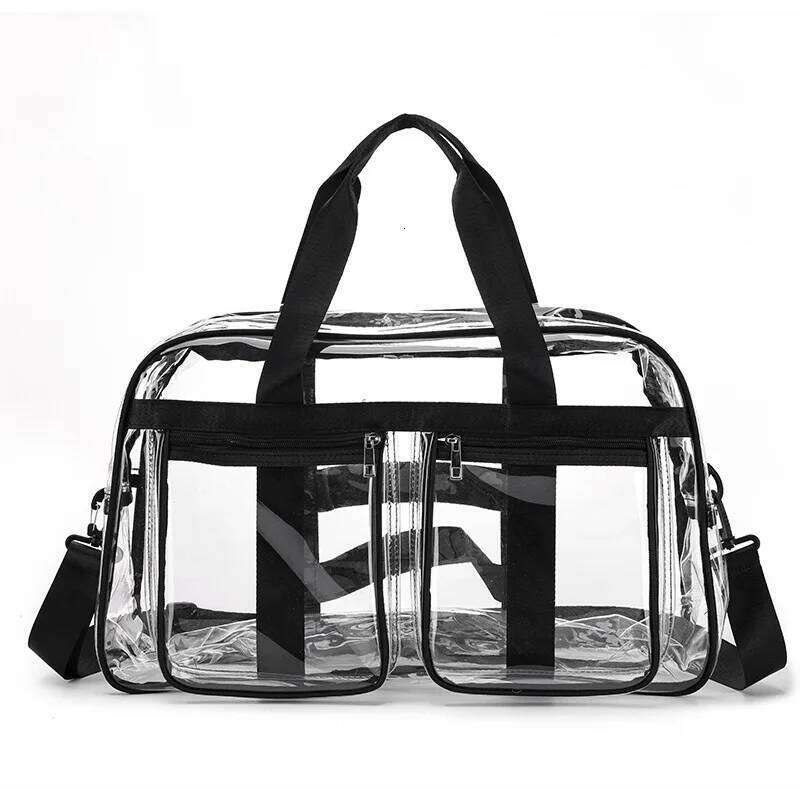 Transparent PVC Waterproof For Women & Men Large Capacity Travel Bag With Stylish Design School Unisex Backpack