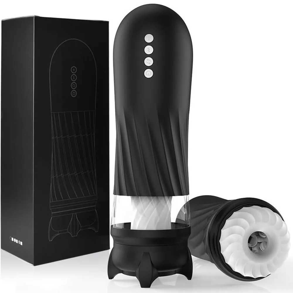 Automatic Male Masturbator 3 Twisting 5 Thrusting Vibration Modes Heating Male Vibrating Stroker Sex Toy for Men Guy Pleasure W250621