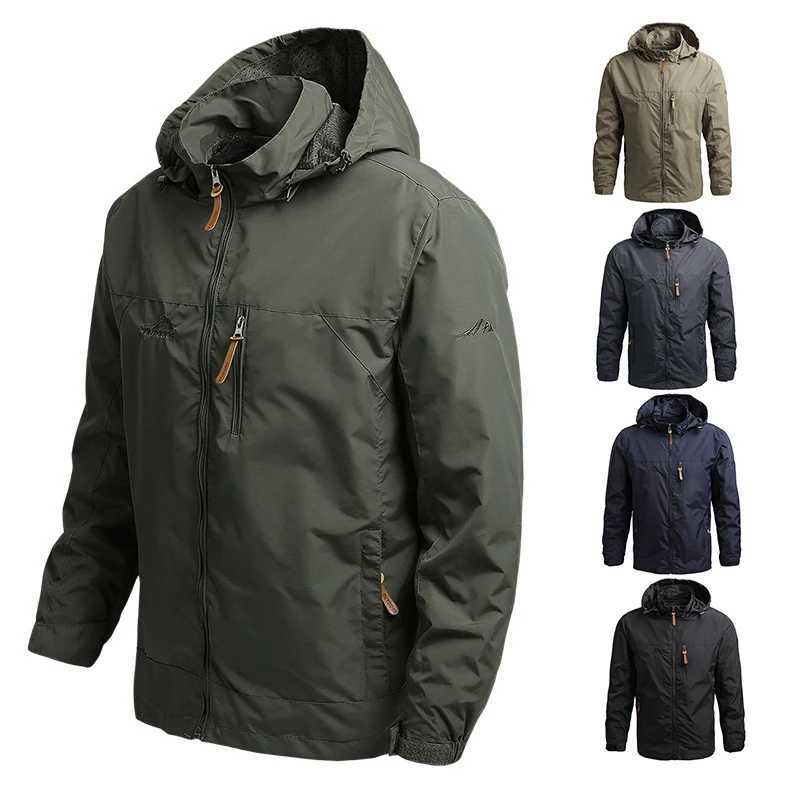 Winter Jackets For Men Windbreakers Casual Coats Army Tactical Military Jackets Male Parkas Raincoats Men Clothes Streetwear 5XL XJ250621