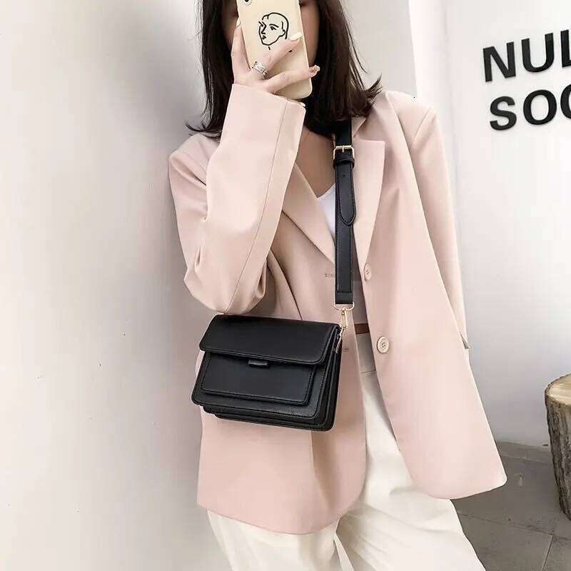 Women's Designer Small Handbag Fashion High Quality PU Leather Femael Daily Soild Color Vintage Crossbody Messegner Bags