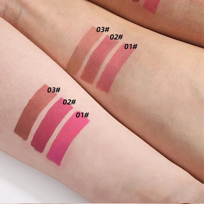 3 Colors Peel Off Lip Liner Highly Pigmented Matte Lip Liner Tattoo Long Lasting Waterproof Lipliner Pencil Non-Stick Lips Gloss 250617