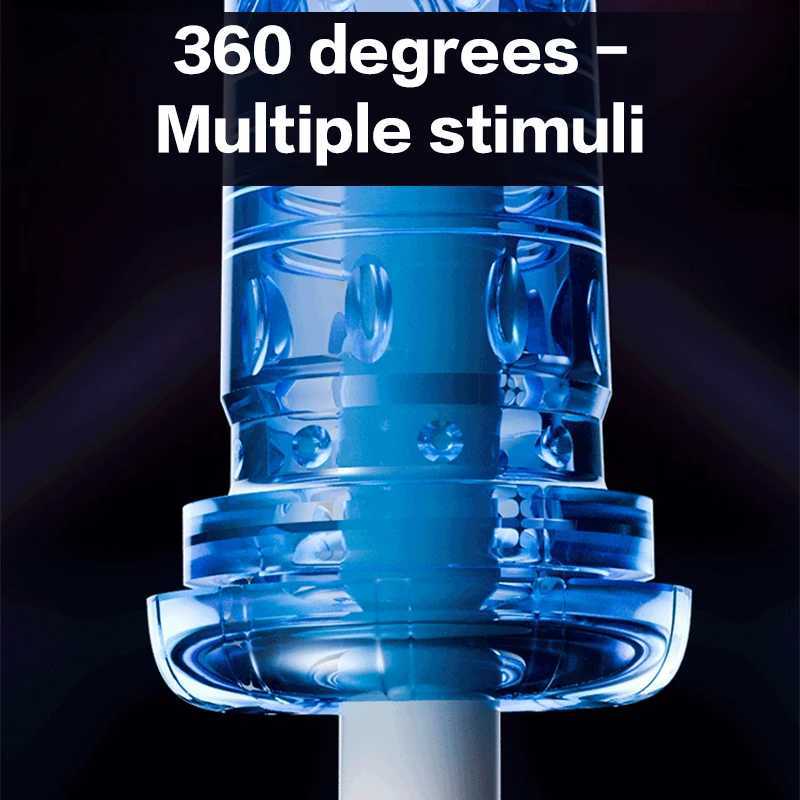 6-Speed Suction Male Masturbator Rotating+Touch LCD 0-Freq Vibration Smart Sound Discreet Design-Adult Pleasure Toy for Men W250621