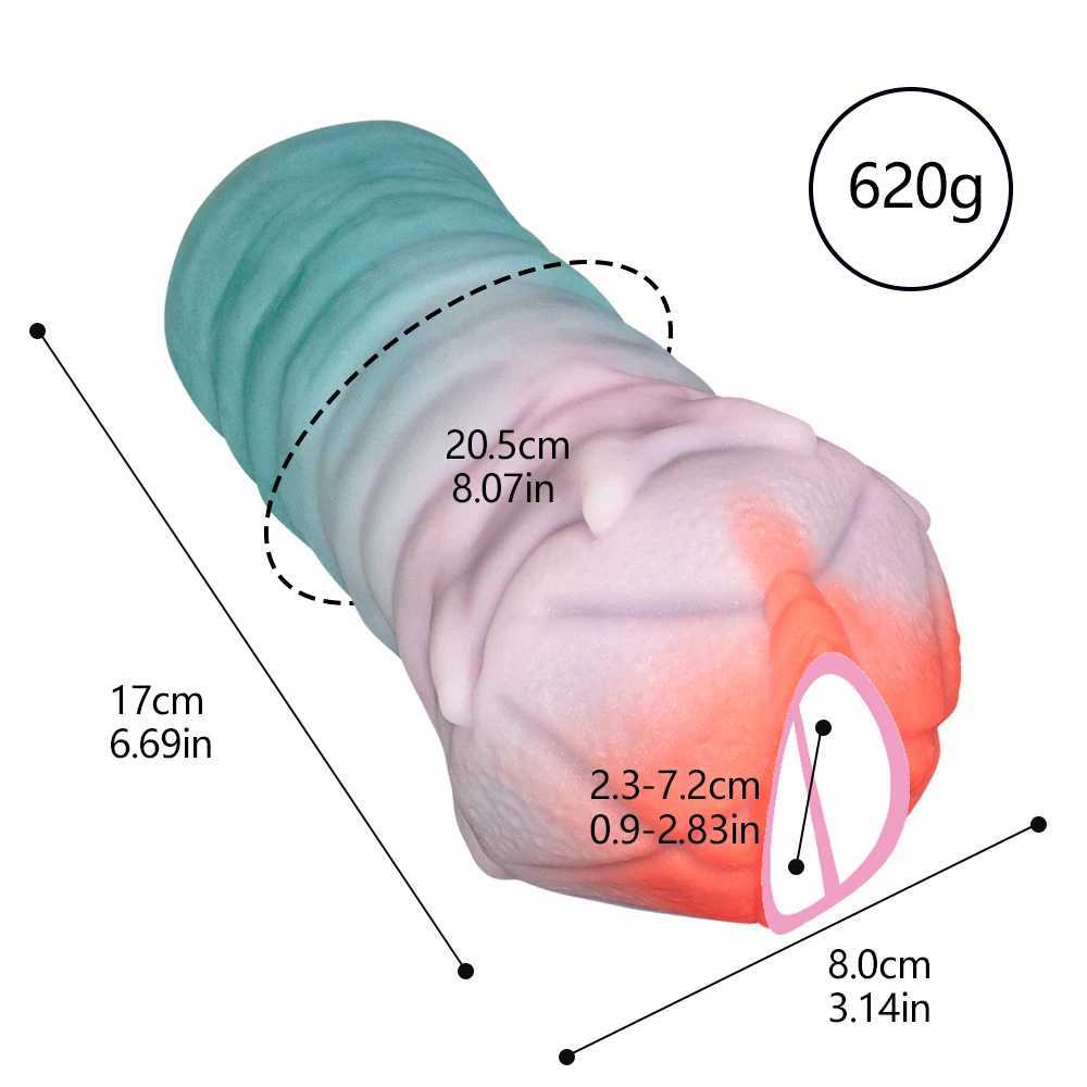 Male Masturbation Cup Silicone Animal Fantasy Stroker Soft Realistic Vagina Pocket Pussy Sex Toys for Adults 8 Toys For Men Fake W250621