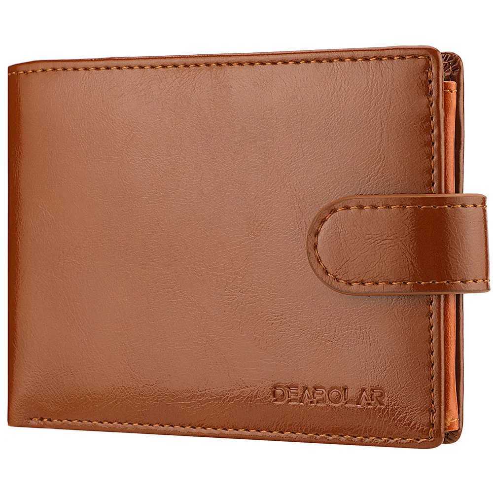 New PU Leather Mens Wallet High-quality Zipper Short Holder Coin Purse Mens Wallet Z250621