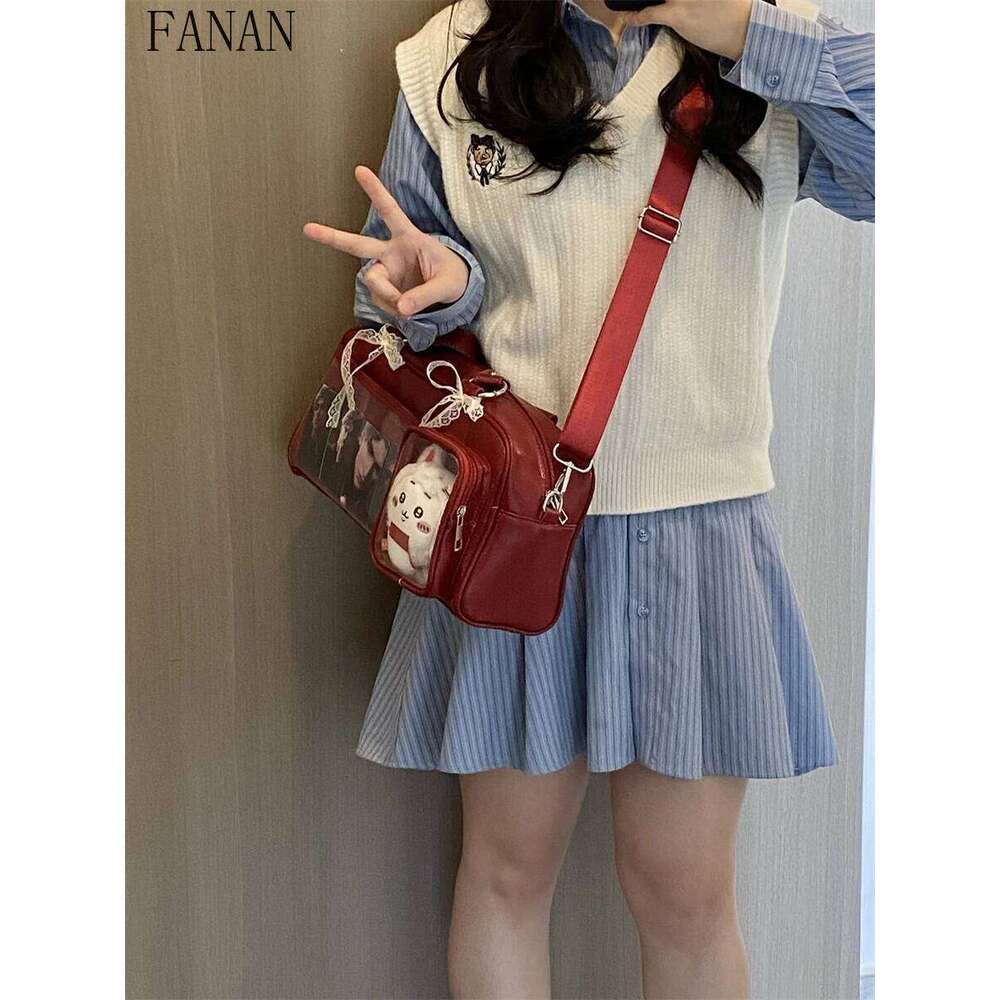 Spring/Summer Ladies Handbag Student School Uniform Women's Single Shoulder Bags Fashion 2025 New Crossbody Bag