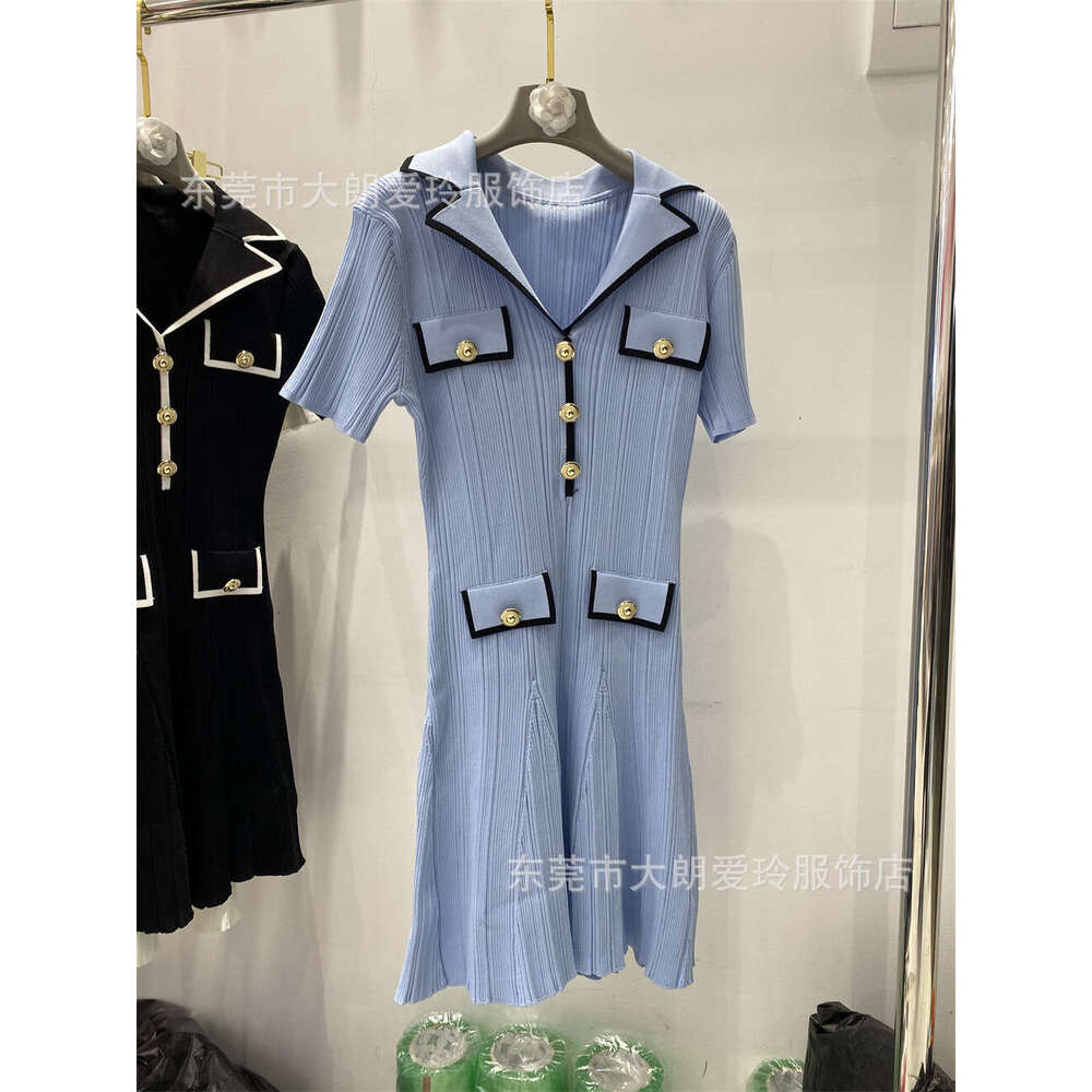 Long Dress High Quality Version French S Brand Slim Fit Age Reducing New Dress For Women Summer Sexy Long Skirt