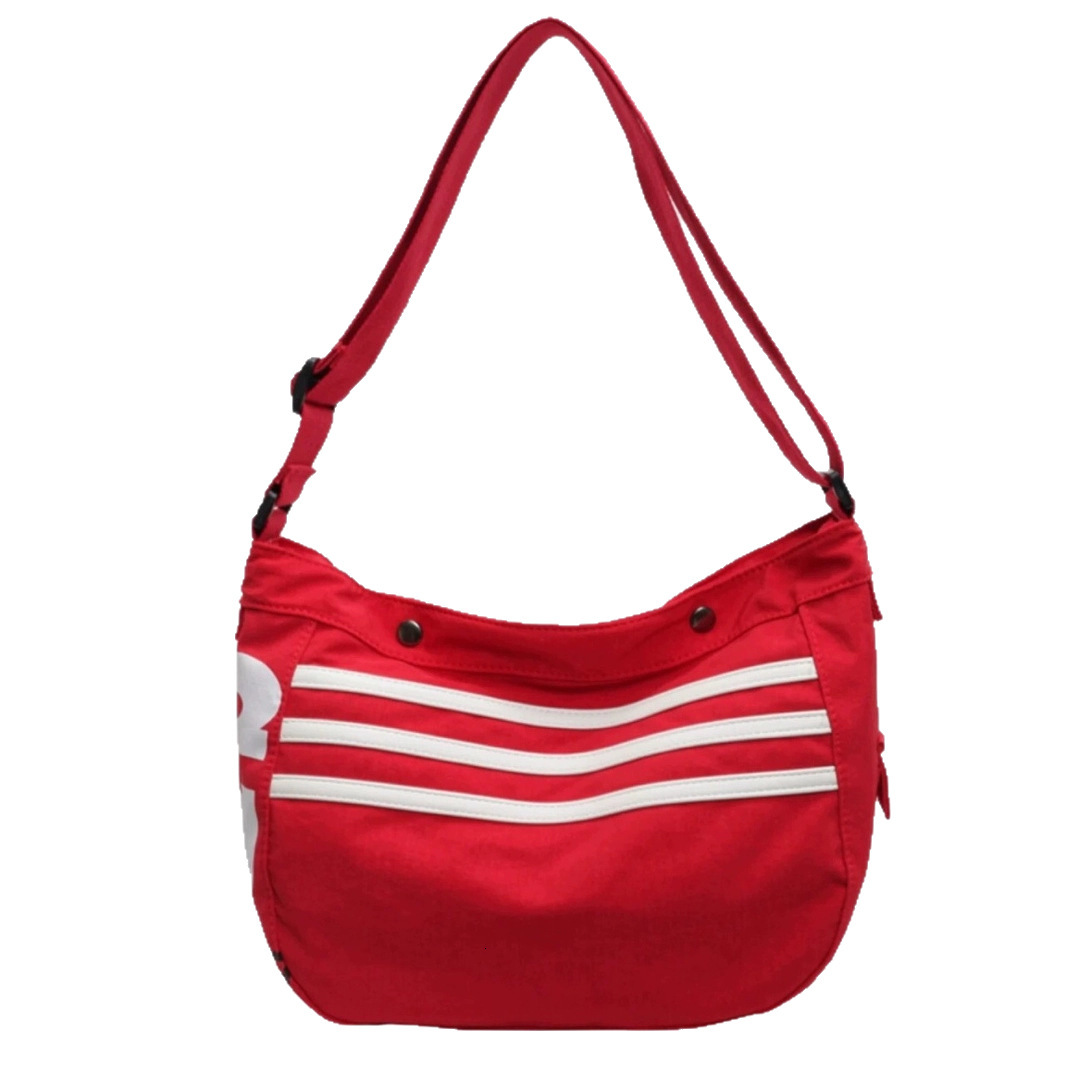 Free shipping designer Striped Canvas Bag for Women 2025 New Commuter Oxford Cloth Sports Dumpling Bag Casual Versatile Shoulder Bag Crossbody Bag