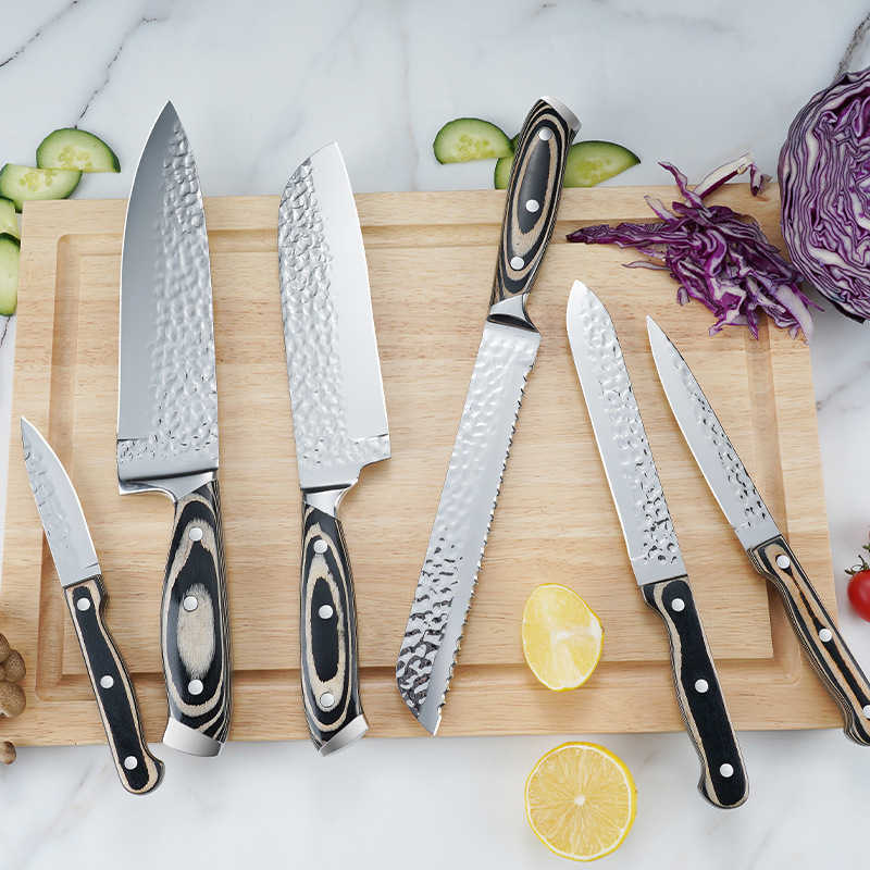 15 pieces/stainless steel kitchen knife set one-piece chefs knife vegetable fruit meat chopped bread steak knife Saints Day X241102