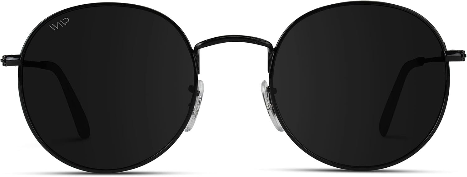 2025 Premium WearMe Pro Cyber Reflective Round Sunglasses Hip Hop Streetwear UV400 Luxury Shades
