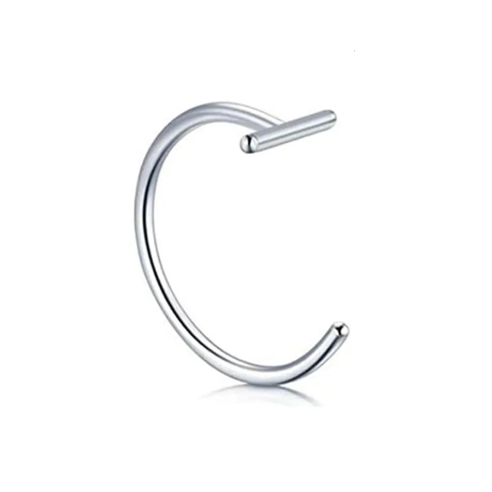 Punk Stainless Steel Non Lip Clip Piercing Septum Nose Ring for Men Girls Different Style Fashion Hoop Body Jewelry 250617