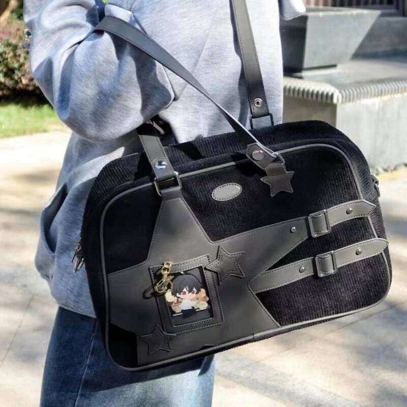 Japanese Ita Badge Trading Card Storage PVC Transparent Display Large Capacity Handbag Backpack Commuter Women's Bag