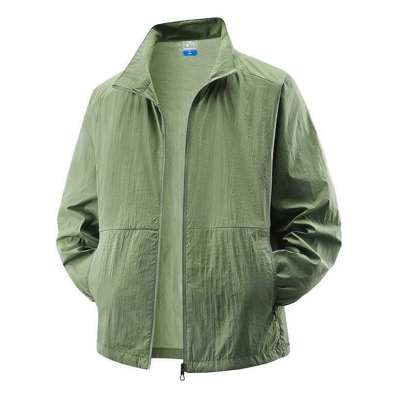 UPF50+ UV Protection Skin Coats Men Big Size 8XL 7XL 6XL Summer Windbreaker Lightweight Windshield Reflective UV Blocking JacketXJ250621