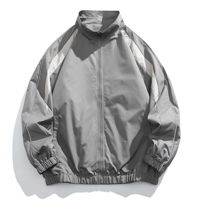 New Spring Autumn Mens Jackets S-5XL Splicing Reflection Outerwear Bomber Jacket Men Fashion Baseball JacketXJ250621